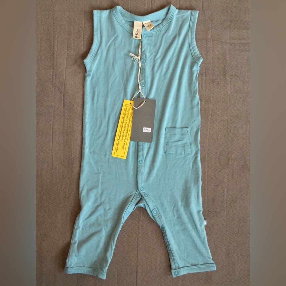 Kyte Baby Seafoam Sleeveless Romper